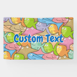 Lona Banner personalizado de peces