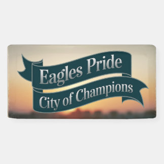 Lona Banner Philly Champions - Orgullo de Águilas