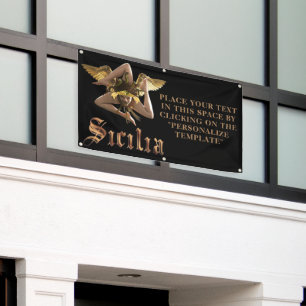 Lona Banner Sicilia de Rótulo comercial (personalizable