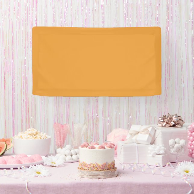 Lona Banner tradicional - Naranja dorado (Fiesta)