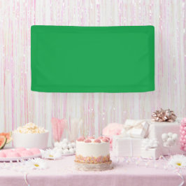 Lona Banner tradicional - verde brillante