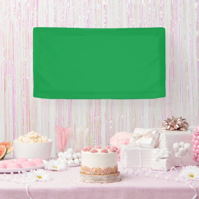 Lona Banner tradicional - verde brillante (Fiesta)