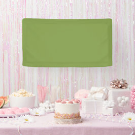 Lona Banner tradicional - verde suave