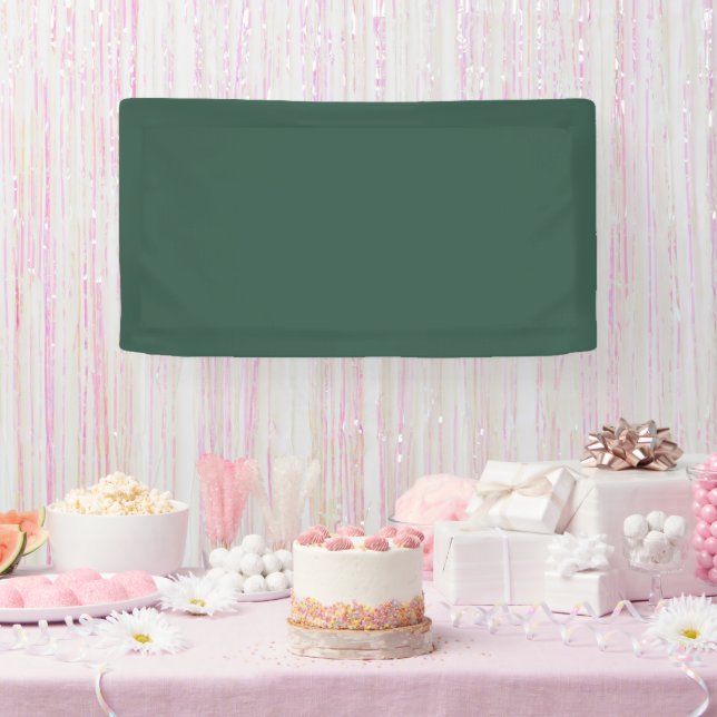 Lona Banner verde tradicional - Verde azulado (Fiesta)