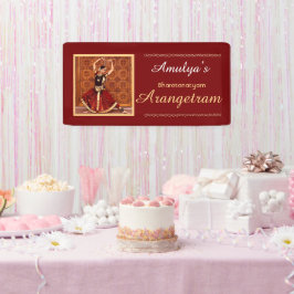 Lona Banner Vinyl Bharatanatyam Arangetram, 61 cm x 30 