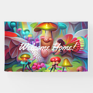 Lona Banner Vinyl personalizado del hogar de bienvenida