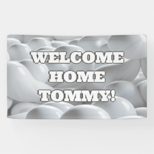 Lona Banner Vinyl personalizado del hogar de bienvenida