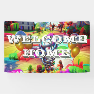 Lona Banner Vinyl personalizado del hogar de bienvenida