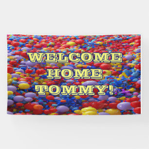 Lona Banner Vinyl personalizado del hogar de bienvenida