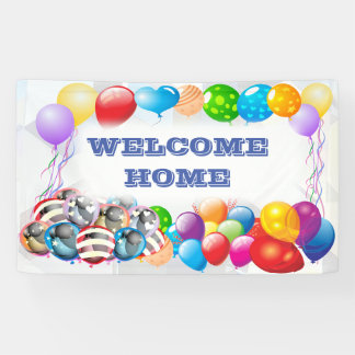 Lona Banner Vinyl personalizado del hogar de bienvenida