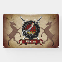 Banner Wallace Clan Badge 3x5