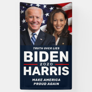 Lona Banners de la campaña Personalizado Biden Harris