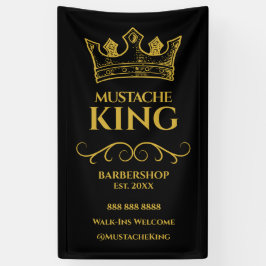 Lona Barbería de la Corona de Oro y el Mustache