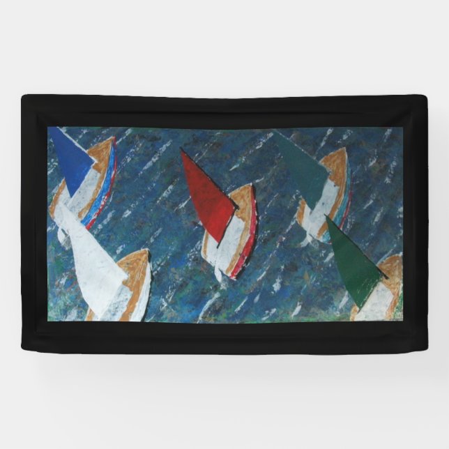 Lona Barcos de juguete (Horizontal)