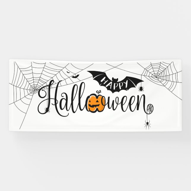 Lona Bat Happy Halloween (Horizontal)