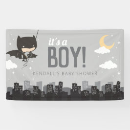 Lona Batman Super Hero Baby Shower