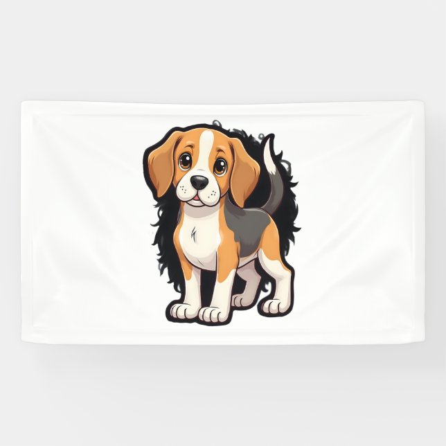 Lona Beagle Dog T Shirt (Horizontal)