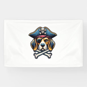 Lona Beagle Pirate Costume Skull Crossbone Dog Amantes
