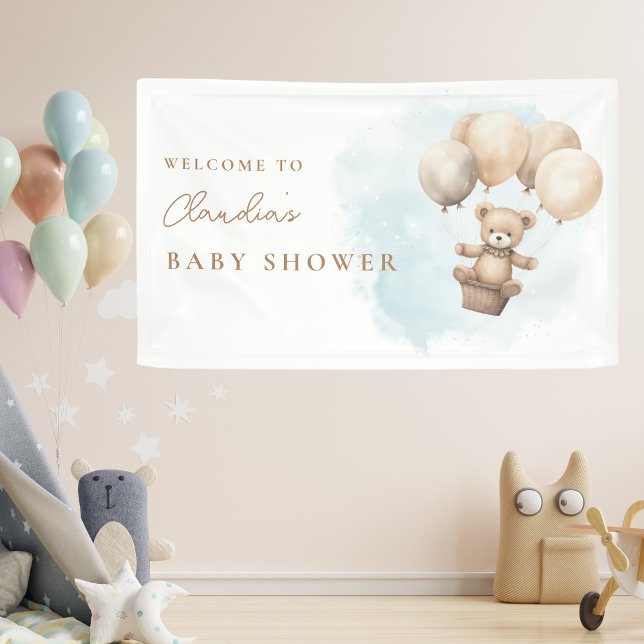 Lona Bearly Wait Neutral Baby Shower (Bearly Wait Baby Shower Banner)