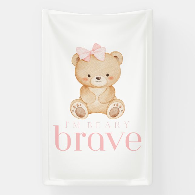 Lona beary brave childhood cancer sick kids cute (Vertical)
