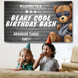 Lona Beary Guay Hip Hop Teddy Bear First Birday Party