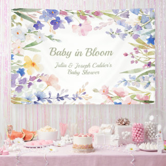 Lona Bebé en Flor Silvestre Baby Shower Floral