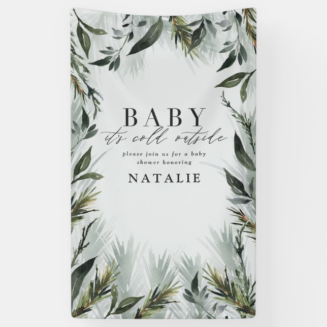 Lona Bebé, frío afuera de la ducha de bebé (Vertical)