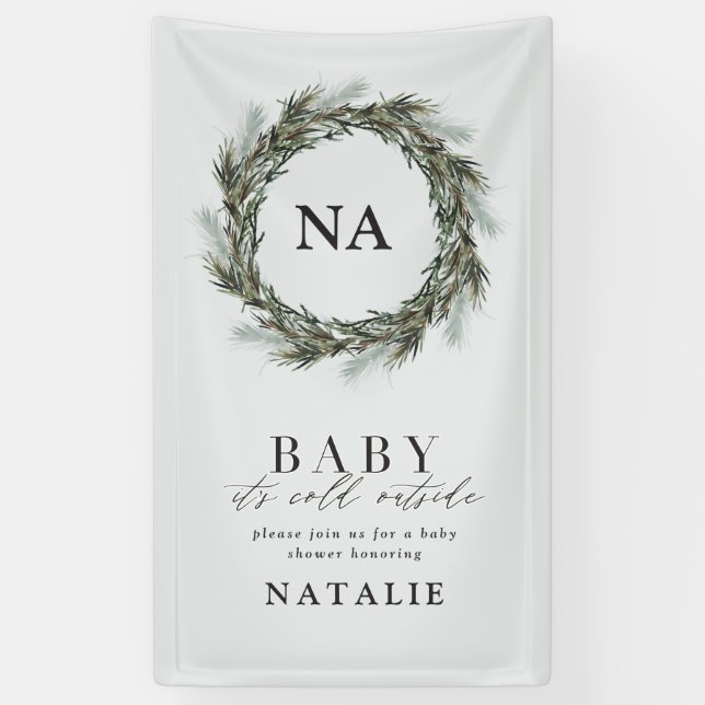 Lona Bebé, frío afuera de la ducha de bebé (Vertical)