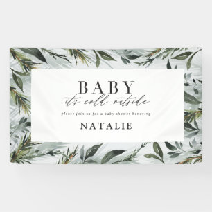 Lona Bebé su fiesta de bienvenida al bebé exterior fr