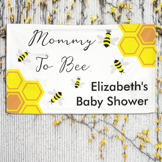 Lona Bee Baby Shower (Subido por el creador)