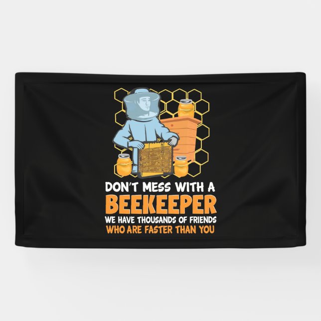 Lona Beekeeper Gift | No Mess Con Un Beekeeper (Horizontal)