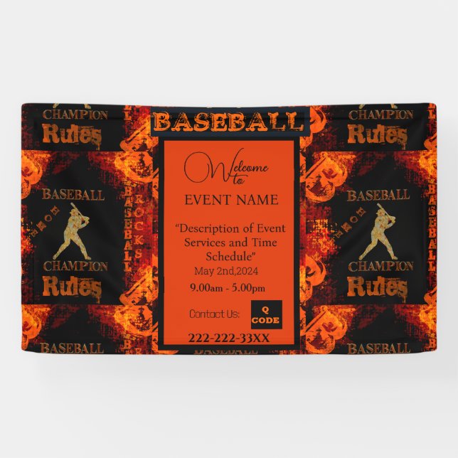 LONA BÉISBOL  (Horizontal)