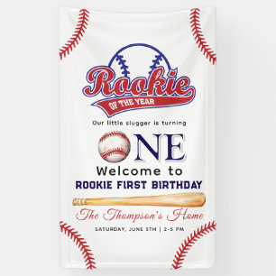 Lona Béisbol de los novatos del año en el primer cumple