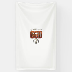 Lona Bendecido Por Dios 7 Años Camiseta Cristiana Vinta