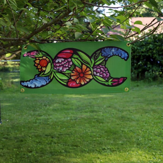 Lona "Bendito sea" el florecimiento de la luna triple (Subido por el creador)