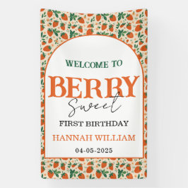 Lona Berry Sweet Strawberry 1st Birthday Party