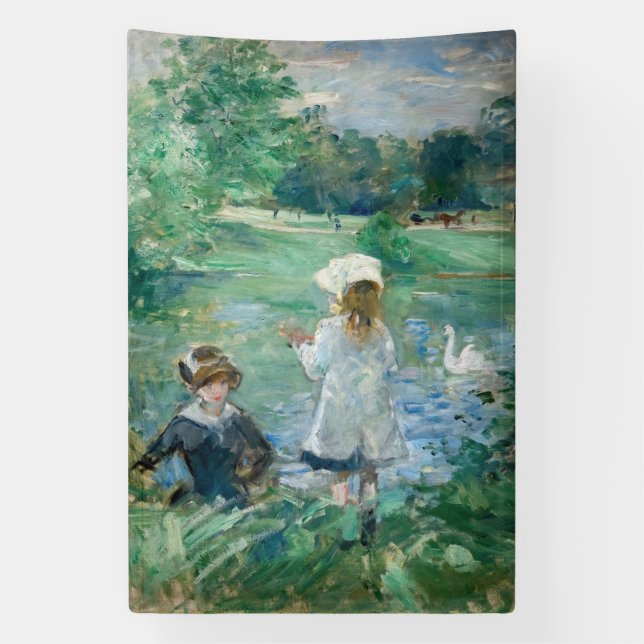 Lona Berthe Morisot - Junto a un lago (Vertical)