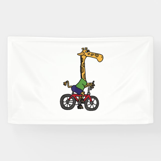 Lona Bicicleta Guay Giraffe Riding (Horizontal)
