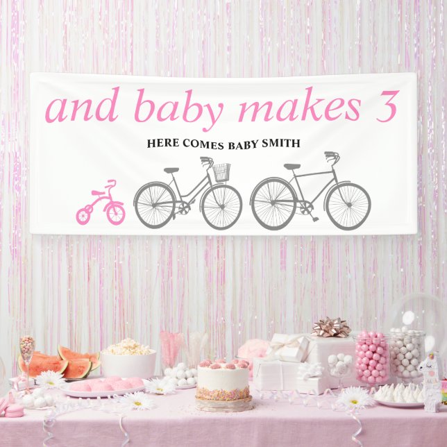 Lona Bicicleta rosa (Fiesta)