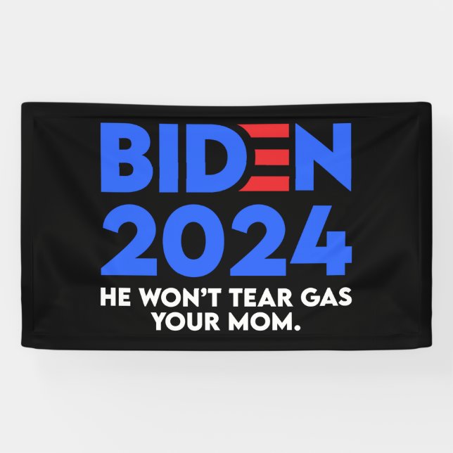 Lona Biden 2024 No romperá gases a tu mamá (Horizontal)