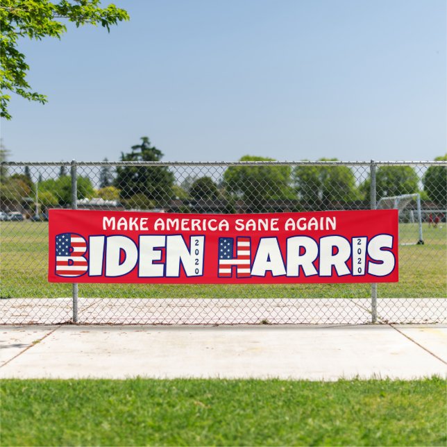 Lona Biden Harris 2020 HACE A ESTADOS UNIDOS SANE DE NU (In situ)