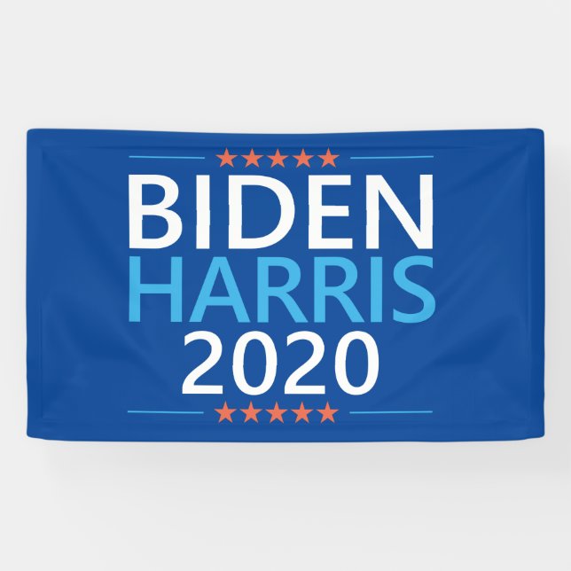 Lona Biden Harris 2020 para presidente (Horizontal)