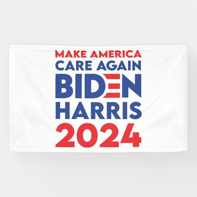 Lona Biden / Harris - 2024 - Haz que Estados Unidos vue (Horizontal)
