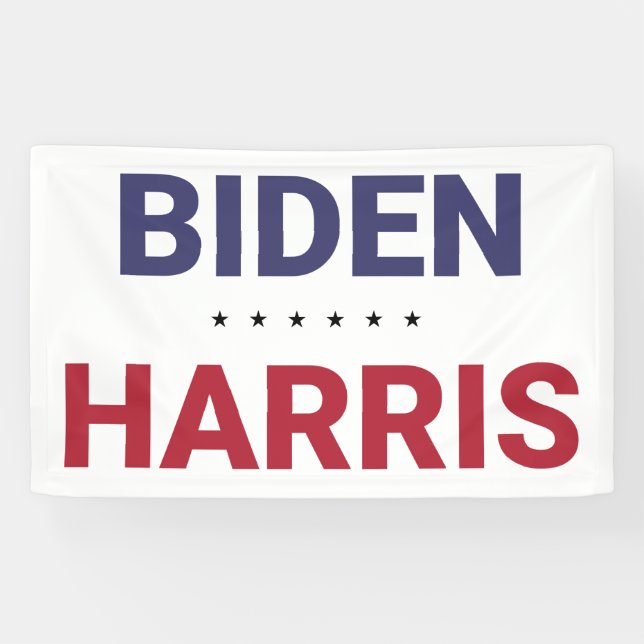 Lona Biden-Harris (Elecciones de Estados Unidos 2020) (Horizontal)