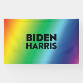Lona Biden Harris negro lgbtq lgbt orgullo colores arco