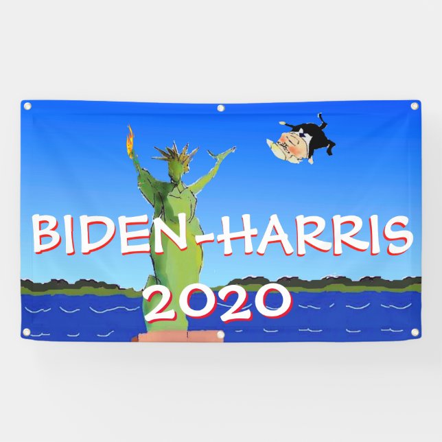 Lona Biden Harris triunfa sobre el despido de votos pre (Horizontal)