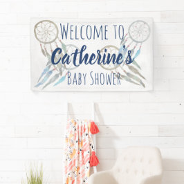 Lona Bienvenida a Baby Shower de Dreamcatcher en bonito