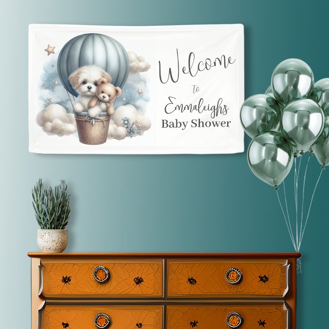 Lona Bienvenida a Baby Shower de un globo de aguacate (Subido por el creador)