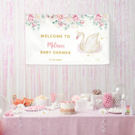 Lona Bienvenida a Baby Shower en Princess Swan