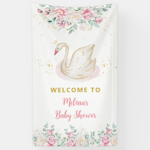 Lona Bienvenida a Baby Shower en Princess Swan